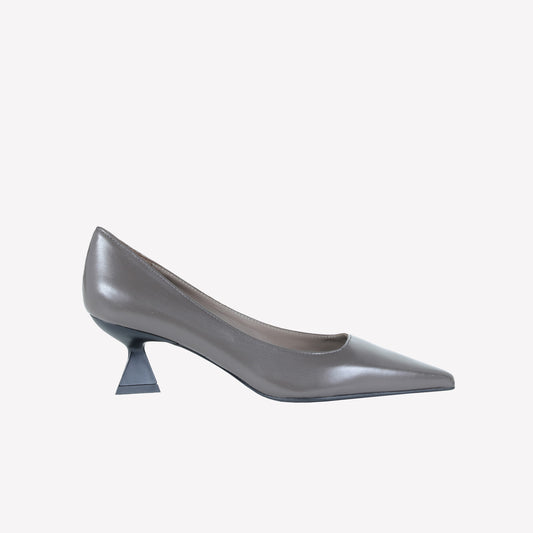 ASPHALT GRAY LAMBSKIN PUMP ARNET - Pumps | Roberto Festa