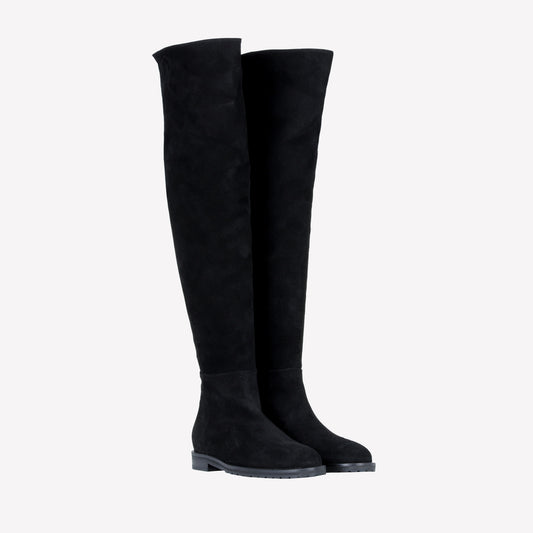 BLACK SUEDE BOOT ARVID - Boots and Booties | Roberto Festa