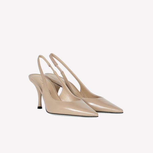 PHARD CALFSKIN SLINGBACK SENYA - Beige | Roberto Festa