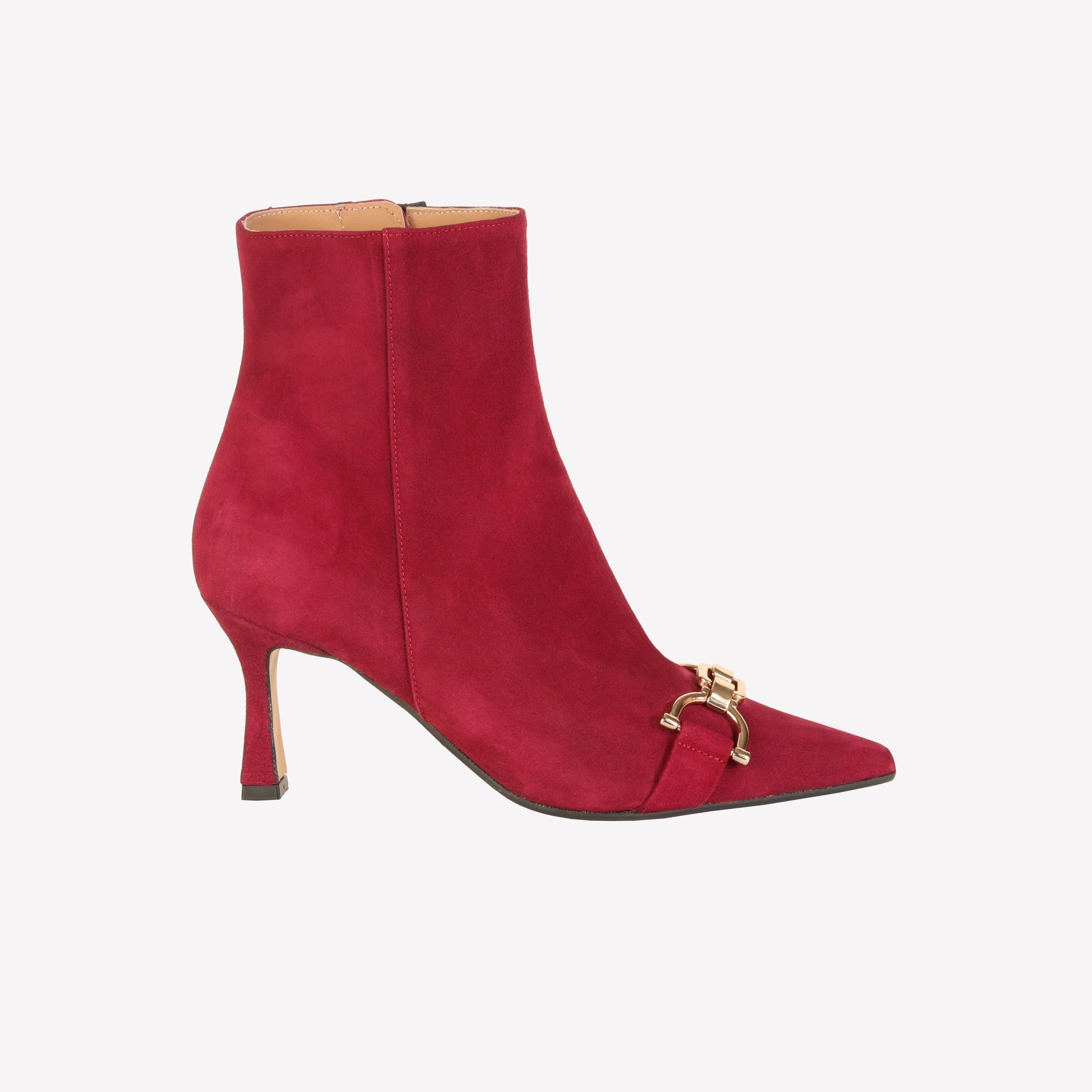 Wine clearance ankle boots