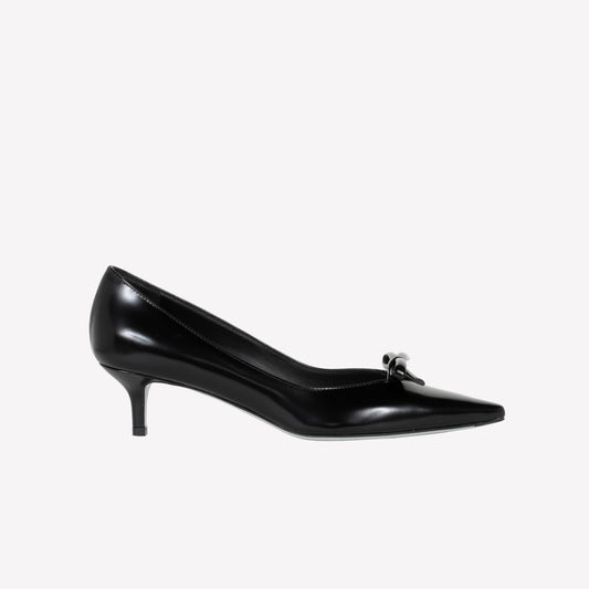 BLACK CALFSKIN PUMPS DAVID - Spring Summer Preview | Roberto Festa