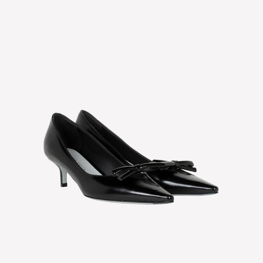 BLACK CALFSKIN PUMPS DAVID - Spring Summer Preview | Roberto Festa