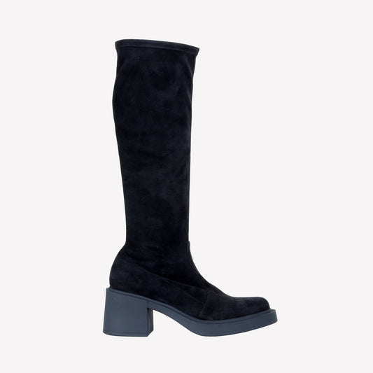 STRETCH SUEDE BOOT HANNY - Boots and Booties | Roberto Festa