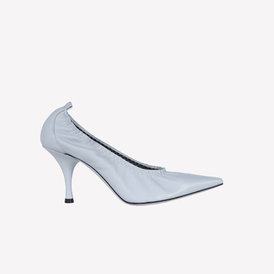 ICE NAPPA LEATHER PUMPS WHIT ELASTICIZED NECKLINE TULIPAN - NO DISCOUNT | Roberto Festa