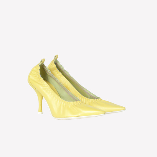 MIMOSA NAPPA LEATHER PUMPS WITH ELASTICIZED NECKLINE TULIPAN - NO DISCOUNT | Roberto Festa